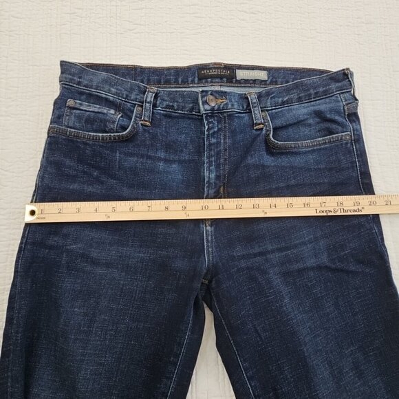 Aeropostale Mens Straight Stretch Whiskered Jeans Size 36x34 Dark Wash EUC LN - Picture 10 of 16